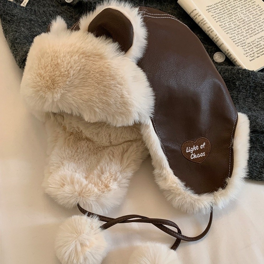 Chapéu Clássico de Couro Sinté - Trapper Hat Ear Flap avaliação e preço