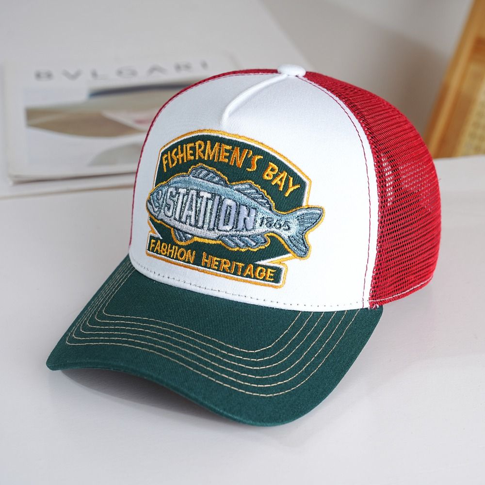 Boné de Pesca Respirável para  - Trucker Cap Mesh avaliação e preço