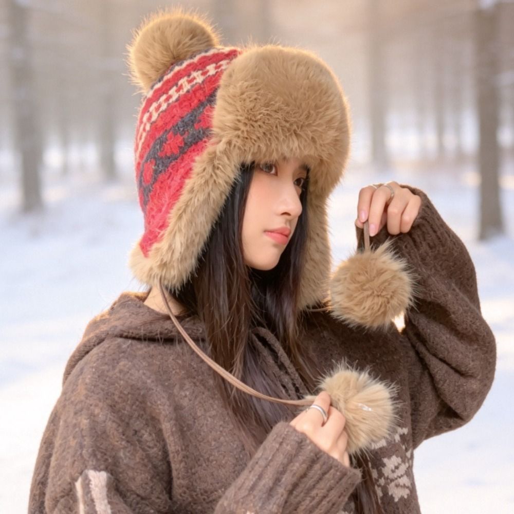 Elegante Chapéu de Inverno em  - Trapper Hat Ear Flap avaliação e preço