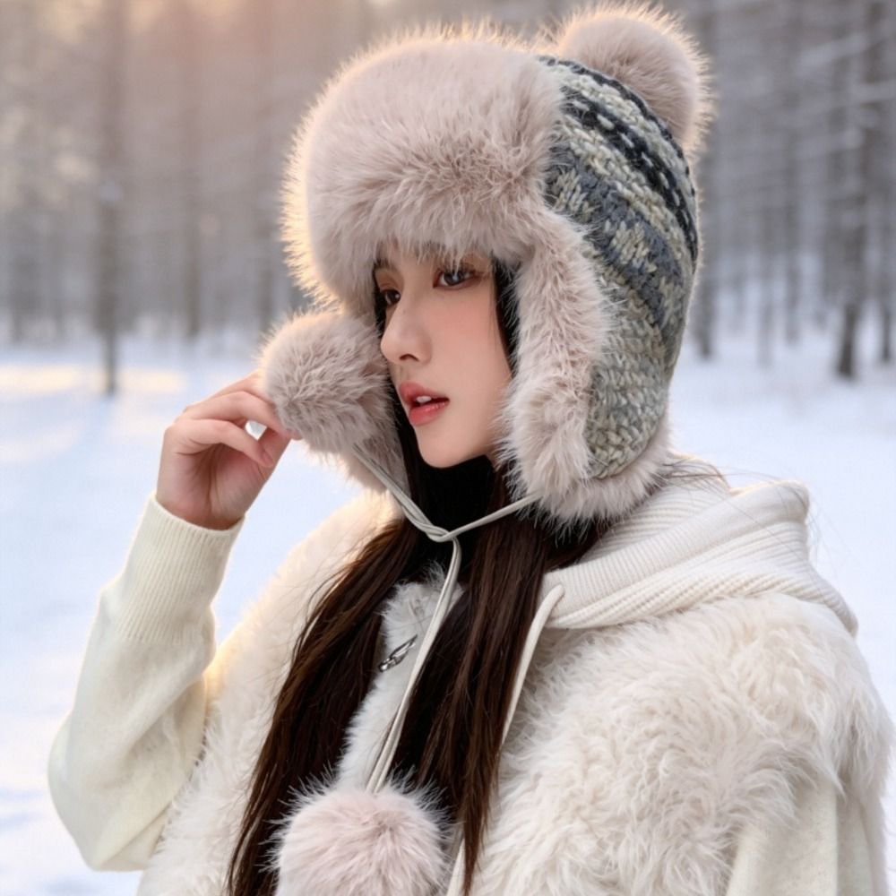 Elegante Chapéu de Inverno em  - Trapper Hat Ear Flap avaliação e preço