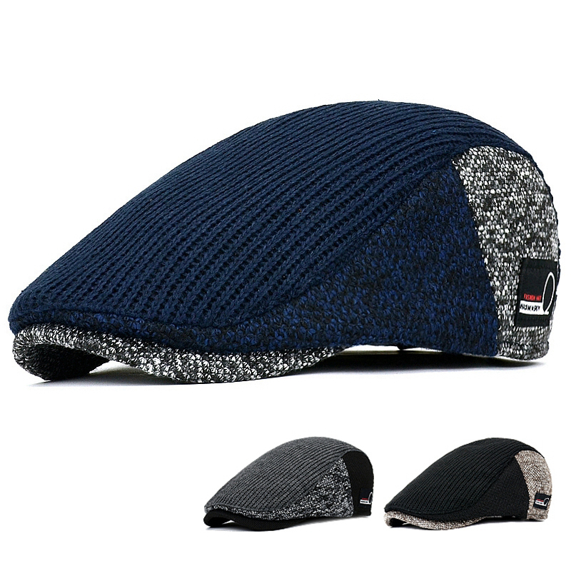 Homens Newsboy Chapéus Grosso  - Snapback Hat Flat avaliação e preço